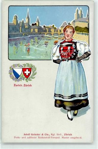 8000 Zürich - Tracht Wappen