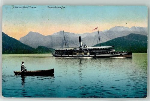6440 Vierwaldstättersee - Salon Dampfer Unterwalden