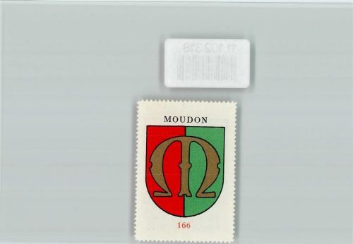 1510 Moudon - Vignette Wappen Kaffee Hag ca 1920-1940