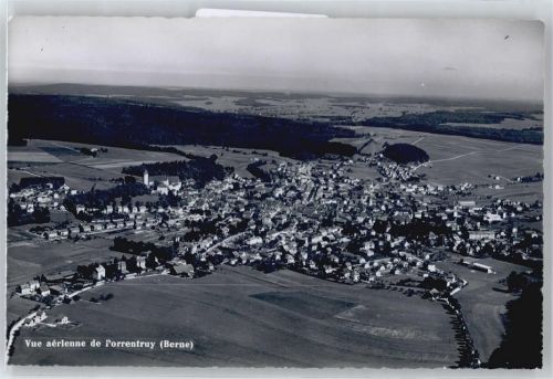 2900 Porrentruy Pruntrut - Fliegeraufnahme Panorama Gesamtansicht