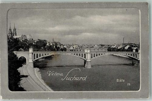 Basel Bâle Velma Nr. 28 Passepartout Suchard Schokolade 1925
