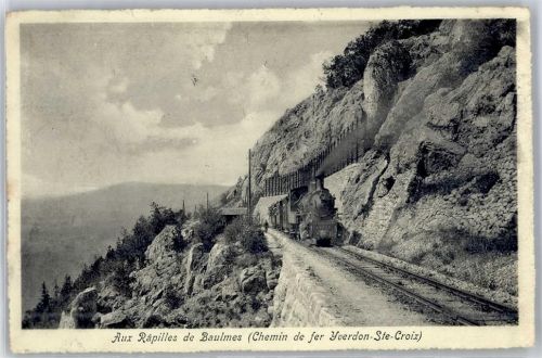 1446 Baulmes - Aux Rapilles, Chemin de fer Yverdon-Ste-Croix