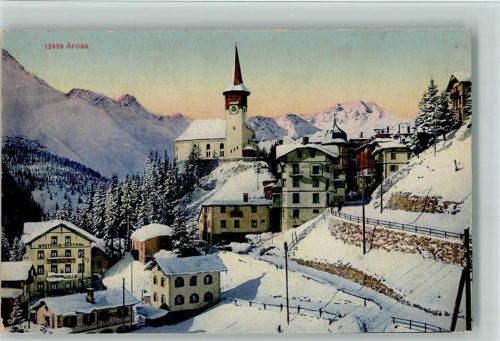 7050 Arosa - Winter - Gasthaus Gentraal - 12459 Wehrli