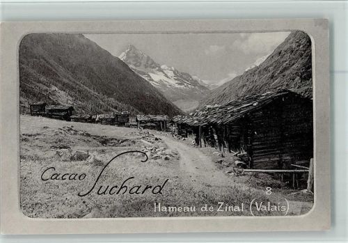 Hameau de Zinal Chocolat Werbung Nr. 8 - gute Erhaltung Suchard Schokolade