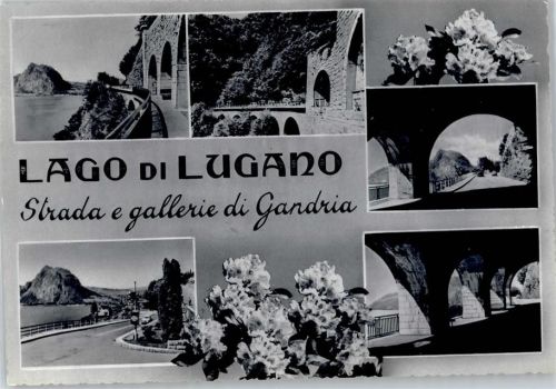 6978 Gandria - Straße und Tunnel, Lago di Lugano