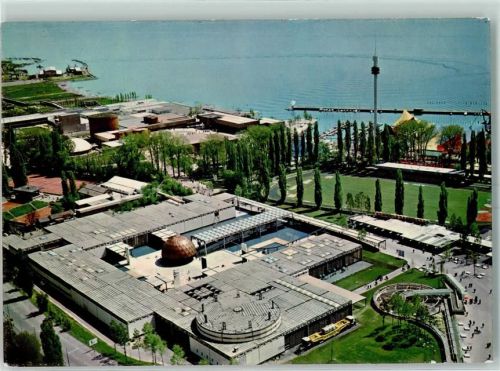 1000 Lausanne Losanna 1965 - Exposition nationale suisse 30.04. - 25.10.1964 Flugaufnahme