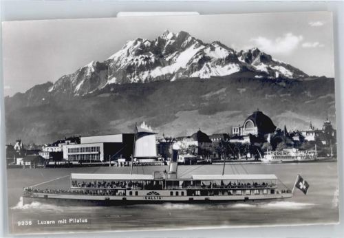Dampfer Gallia bei Luzern AKU2 Binnenschiff
