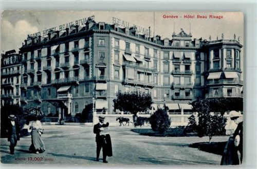 1200 Genève Genf 1907 - Hotel Beau Rivage Kutsche