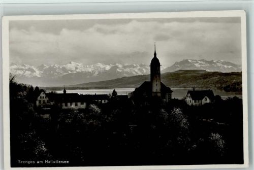 5707 Seengen - Hallwilersee Kirche Alpen