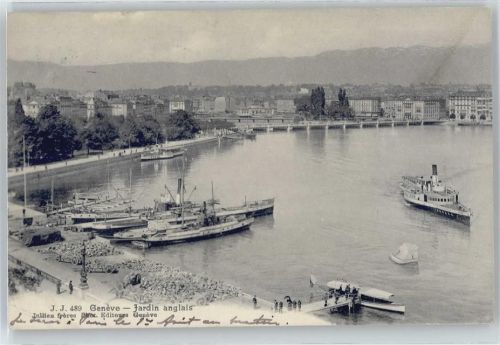 1200 Genève Genf - Jardin anglais, Schiff AKU2