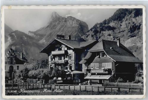 3718 Kandersteg - Hotel Adler , Marke entfernt