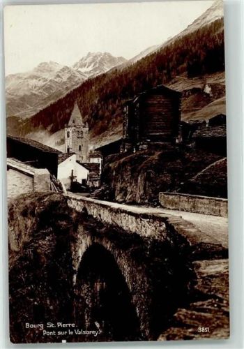 1946 Bourg-St-Pierre - Pont sur le Valsorey