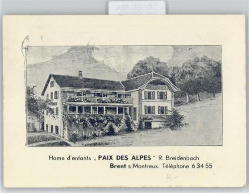 1820 Montreux - Paix des Alpes Breidenbach Brent