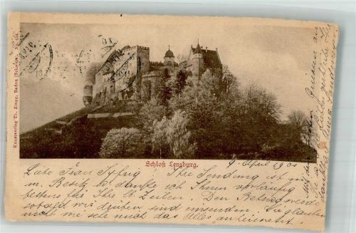 5600 Lenzburg 1900 Foto AK Schloss