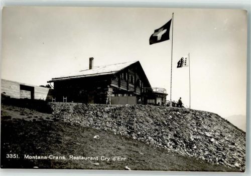 3963 Montana FOTO KEINE AK Gasthaus Cry d´Err