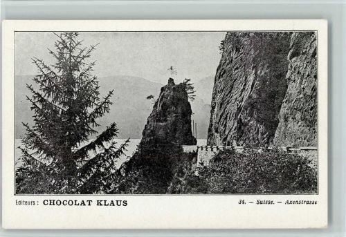 Nr. 34 Suisse - Axenstrasse Klaus Schokolade 1916