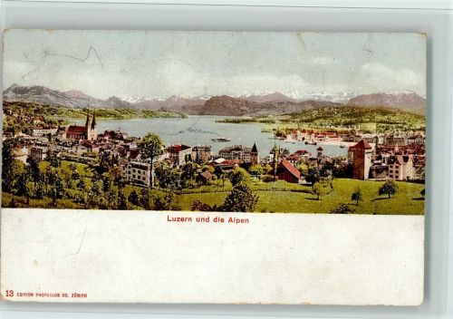6000 Luzern Lucerne - Die Alpen