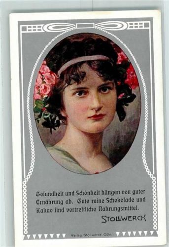 Schokolade für die Schönheit AK Stollwerck Schokolade