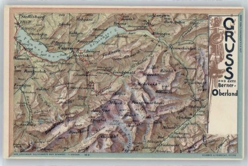 3000 Bern Berne - Karte