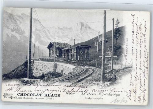 Chocolat Klaus Mürren Schokolade