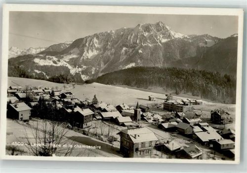 1854 Leysin - Chamossaire Winter