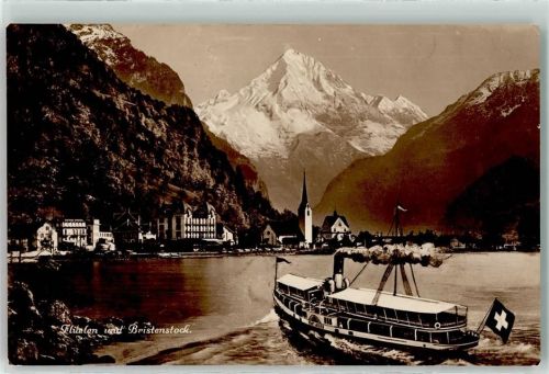 6454 Flüelen - Dampfer Stadt Luzern Bristenstock