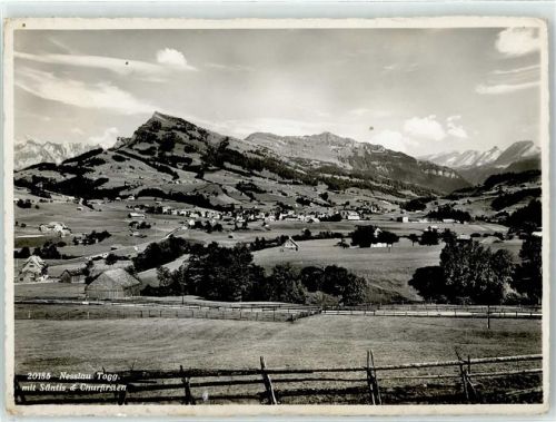 9650 Nesslau - Blick mit Säntis Churfirsten