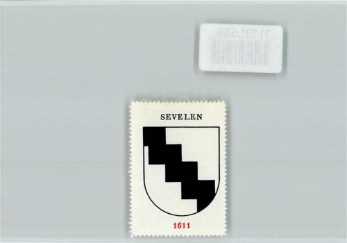 9475 Sevelen - Vignette Wappen Kaffee Hag ca 1920-1940