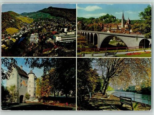 5400 Baden - Luftaufnahme und drei weitere Aufnahmen