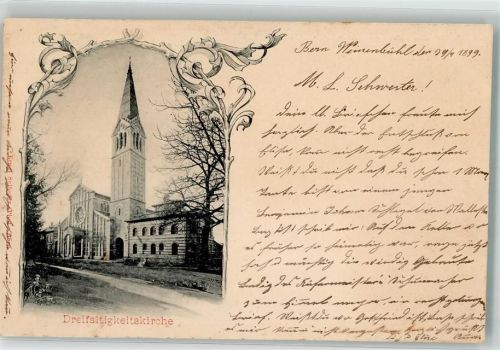 3000 Bern Berne 1899 - Dreifaltigkeitskirche
