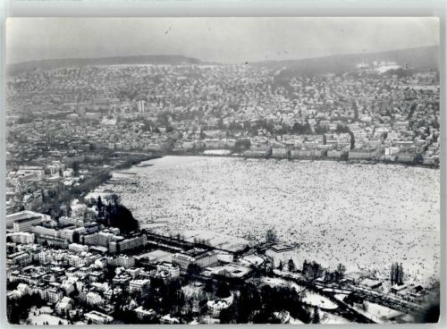 8000 Zürich 1963 - Fliegeraufnahme Zürichsee-Gfrörni