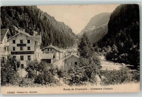 1925 Le Châtelard VS - Route de Chamonix
