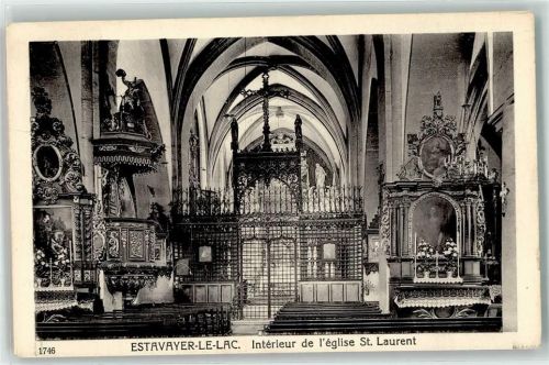1470 Estavayer-le-Lac - Interieur de l eglise St Laurent