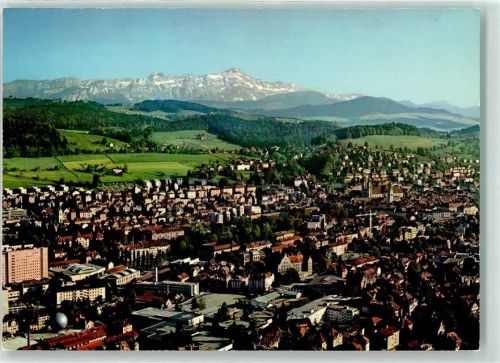 9000 St. Gallen S. Gallo - Fliegeraufnahme