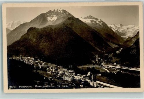 7504 Pontresina - Roseggeltscher Piz Palü