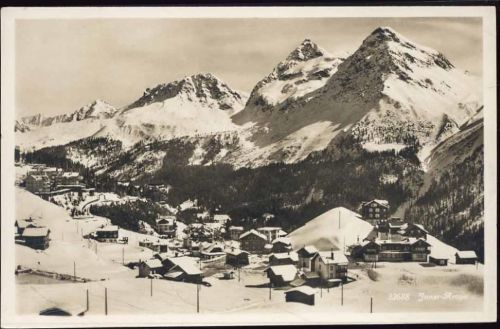 um 1930-40 - Arosa, Innerer Teil im Winter,Wehrliverlag AKU1