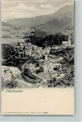 Tiefencastel Cerlag Künzli 12352 ca 1900 , Erhaltung I Künzli