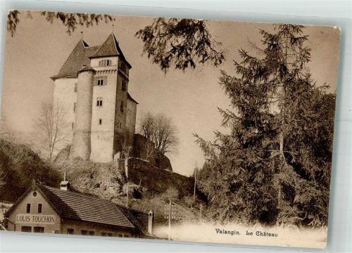 2042 Valangin 1913 Foto AK Schloss