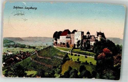 5600 Lenzburg 1915 Foto AK Schloss