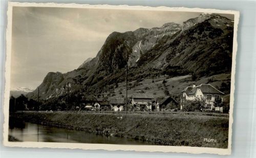 9464 Rüthi Rheintal 1934 Foto AK Feldpost Nr. 85
