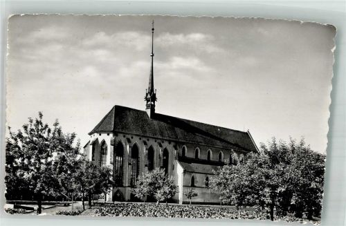 Königsfelden 1947 Foto AK Kloster- Kirche