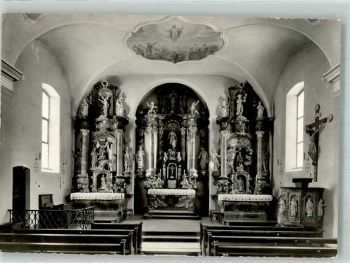 7317 Valens Foto AK Pfarr- Kirche innen