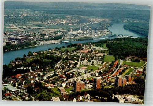 4310 Rheinfelden 1979 Foto AK Fliegeraufnahme