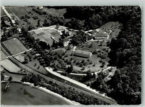 8266 Steckborn Foto AK Fliegeraufnahme Schloss Glarisegg