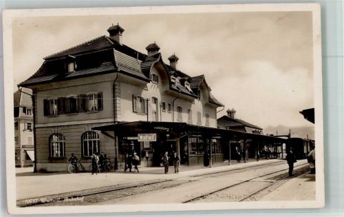Wattwil Bahnhof Feldpost Felbatterie 50 Bahnhof Schweiz Foto AK