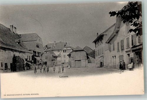 1522 Lucens Foto AK Geschäft