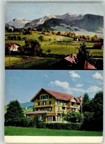 3703 Aeschi b. Spiez 1959 Foto AK Pension Friedegg