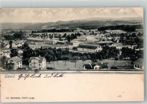 9240 Uzwil 1902 Foto AK Fabrik