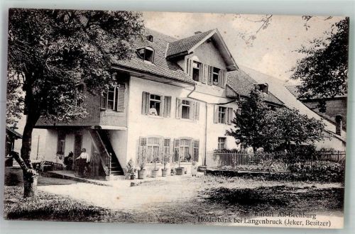 4718 Holderbank SO 1912 Foto AK Holderbank Kurort Alt-Brechburg