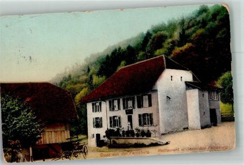 4466 Ormalingen 1913 Foto AK Gasthaus und Sennhaus Fransburg